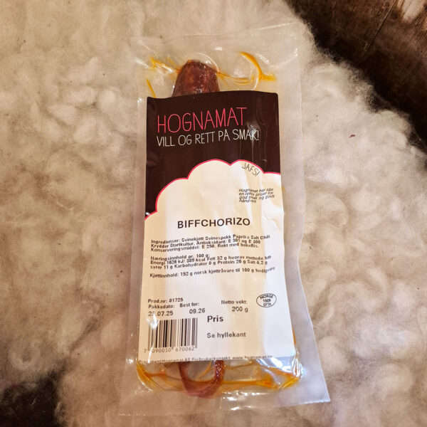 Biffchoriza fra Hognamat