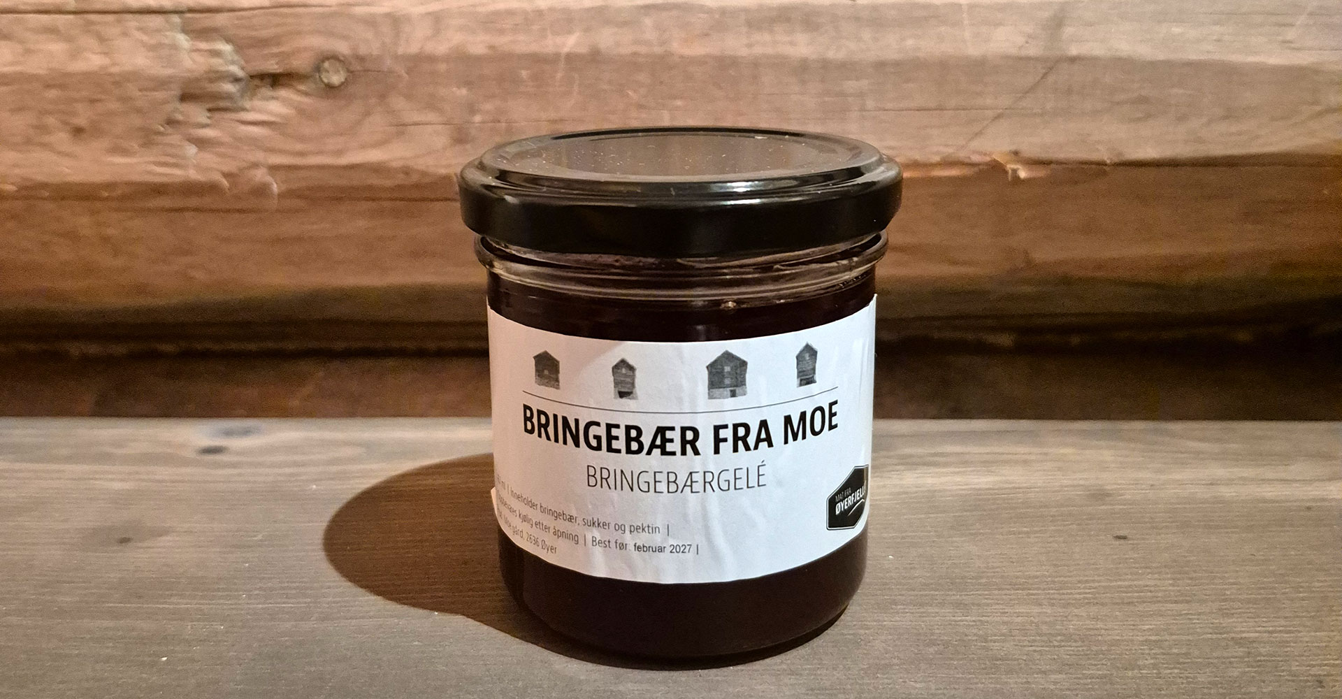 produkter fra Bringebær på Moe til salgs på Søberg gård