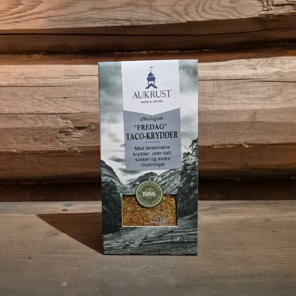 Økologisk fredagskrydder fra Aukrust Gard og Urteri