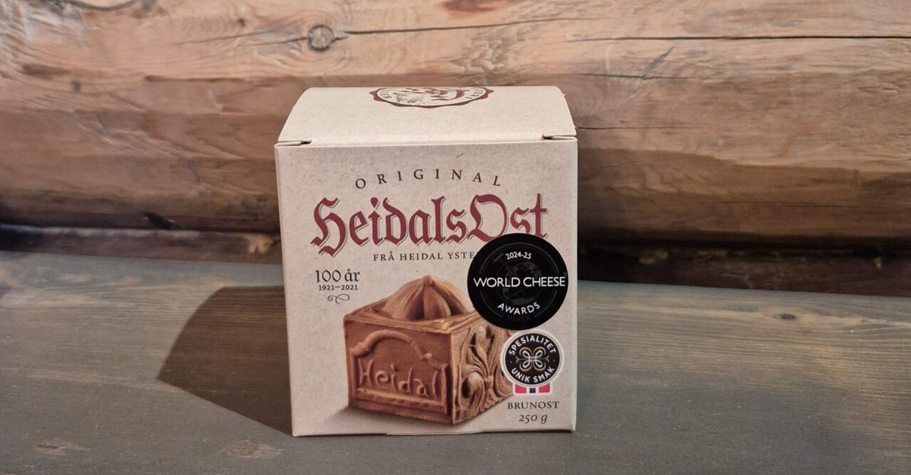 Heidal Ysteri produkt til salgs på Søberg gård