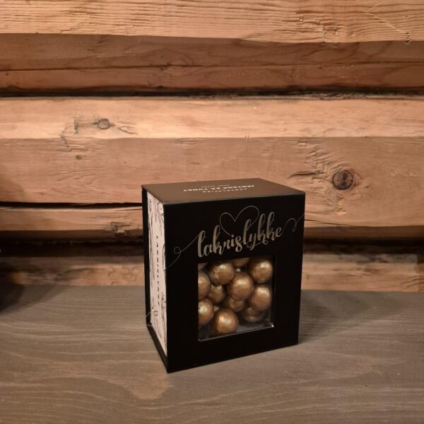 Lakrislykke kuler til salgs på Søberg Gård