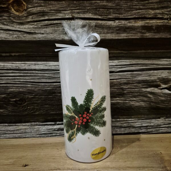 Kubbelys juledekorasjon 7x15cm