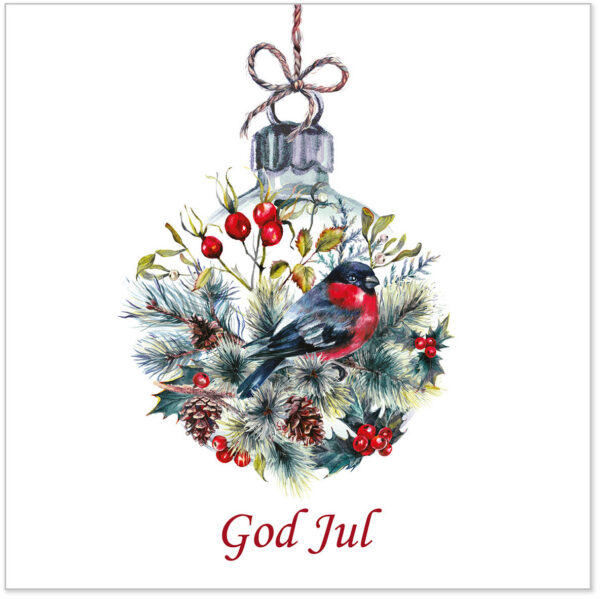 Serviett God Jul Dompapp