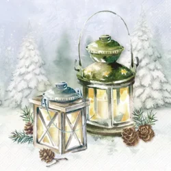 Serviett julelykter