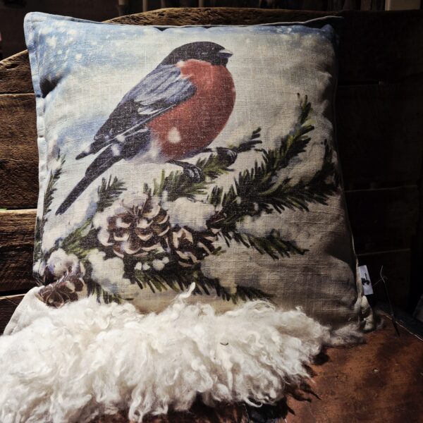 Pute dompapp på gren 45x45cm