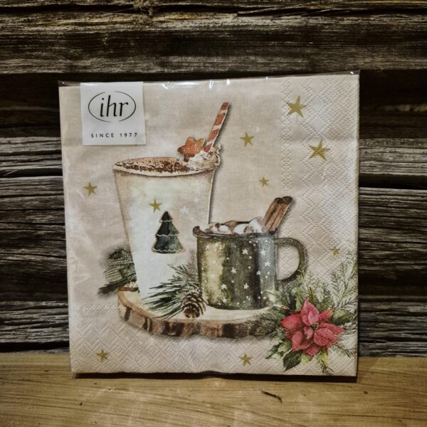 Serviett julekakao 33x33cm
