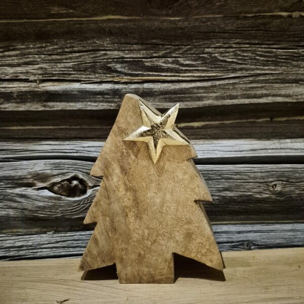 Juletre stjerne i tre