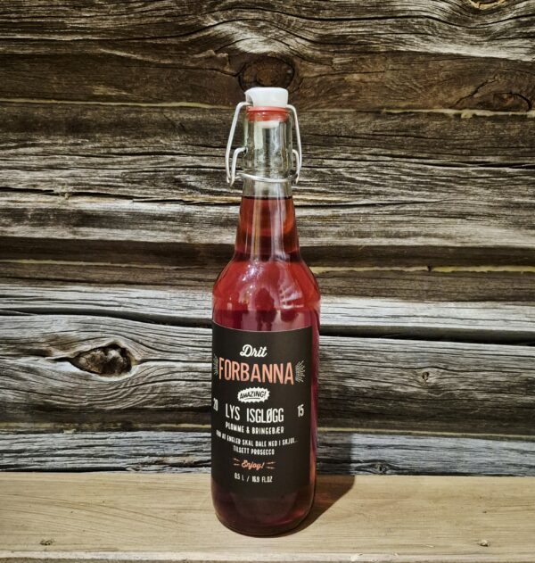 Lys Isgløgg Plomme & Bringebær