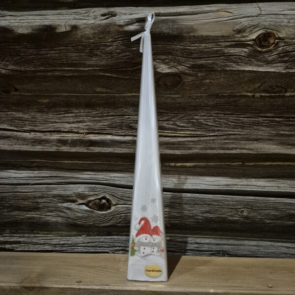Pyramidelys to nisser 35cm