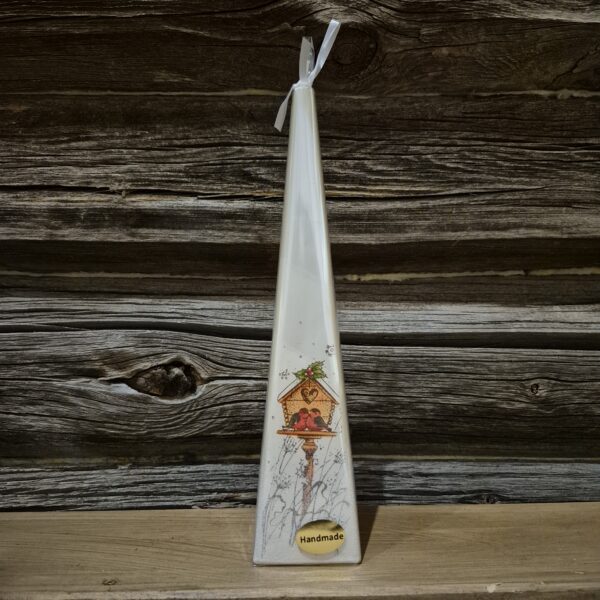 Pyramidelys fuglebrett 25cm