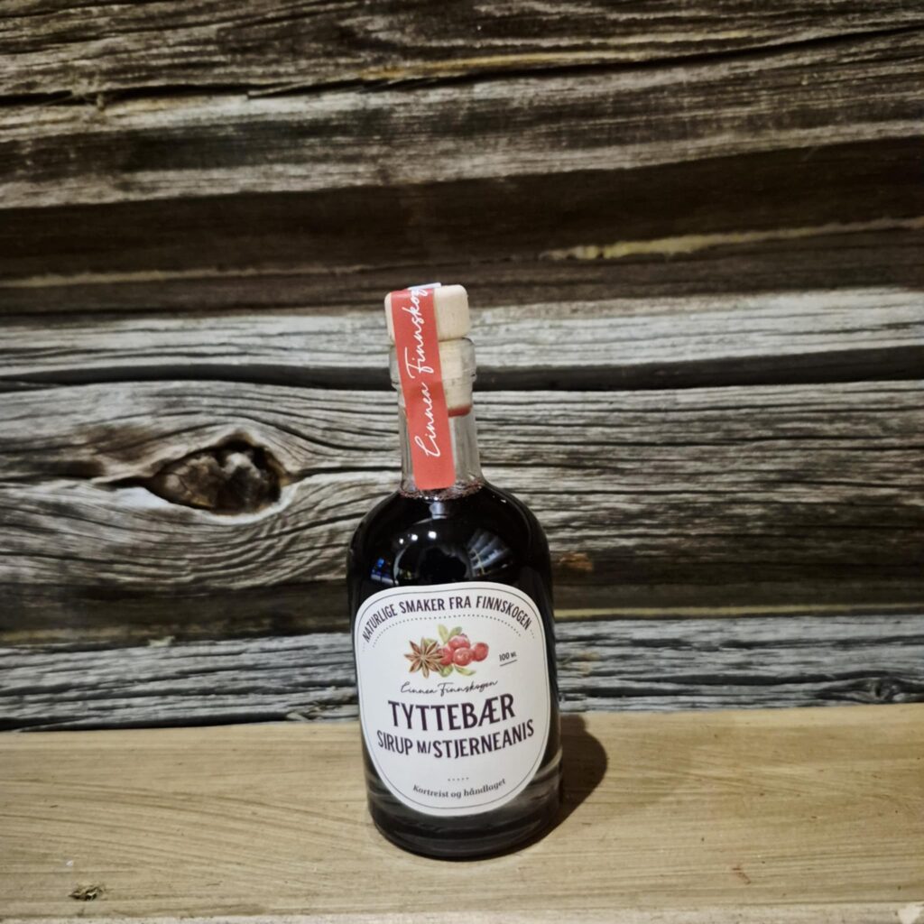 Tyttebær sirup m/stjerneanis