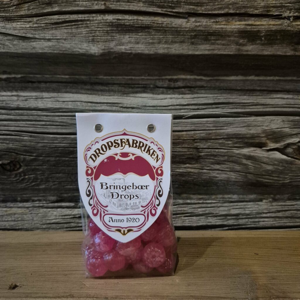 Bringebær Drops 130 gram