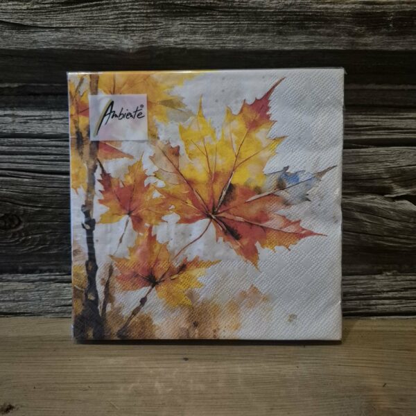 Høst blad servietter 33x33